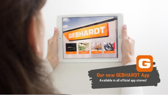 Entdecken Sie unsere Produkte in der neuen GEBHARDT App!