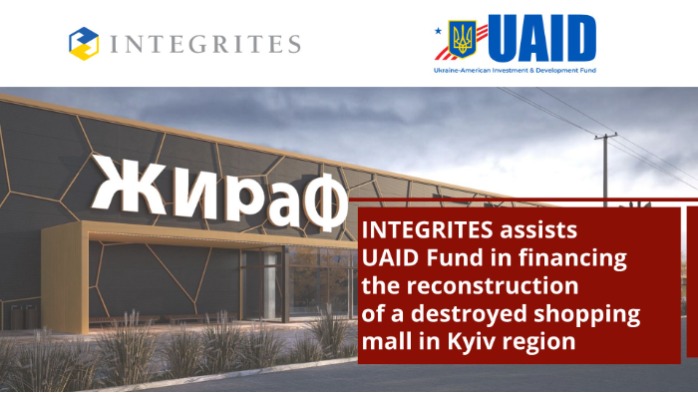 INTEGRITES assists UAID Fund in financing the reconstruction