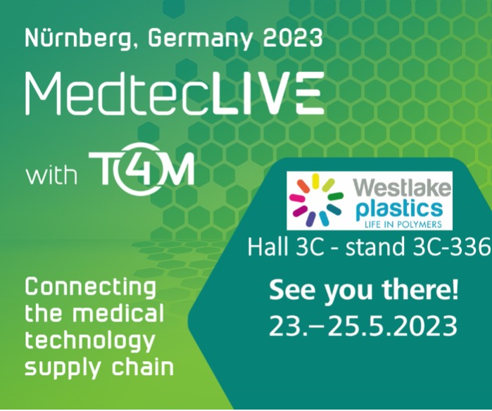 Westlake Plastics expose à MedtecLIVE avec T4M !