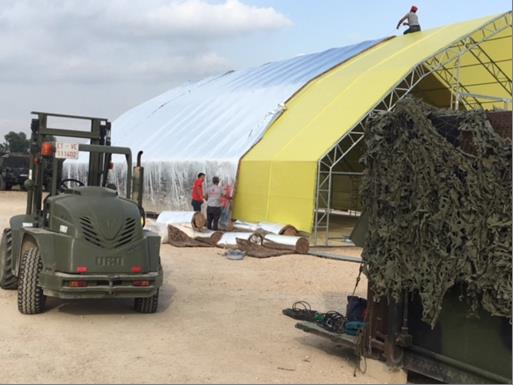 MULTIPURPOSE MEDIUM HANGAR TYPE TENT 