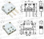 Conector para RTD mini (pines planos) - CNR MINI