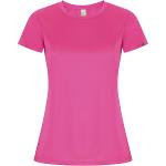 Camiseta deportiva de manga corta para mujer "Imola" - Pink Fluor / 2XL