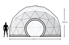 Alquiler Domos Geodésicos Geodomes  G30