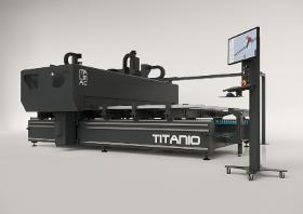 Fresadora CNC de titanio