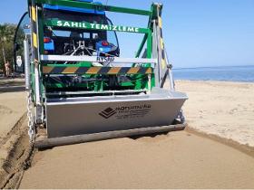 Máquina de limpieza de playas
