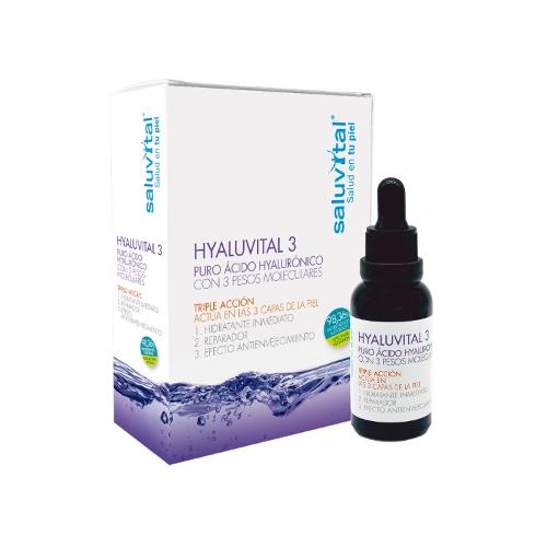 Sérum Facial Ácido Hialurónico Puro Hyaluvital 3 - 30 ml