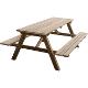 Mesas para exterior de madera o de hormigón (SERGIN MOBILIARIO URBANO)